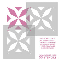 how to stencil tile